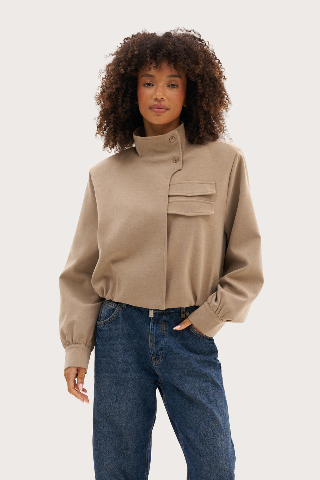 Accord Tailored Jacket - Stone