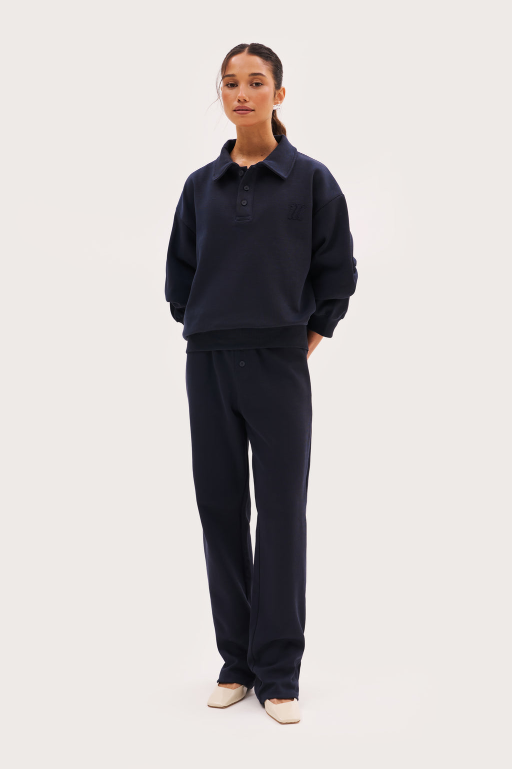 Reworked Daily Errands Straight Leg Joggers - Navy