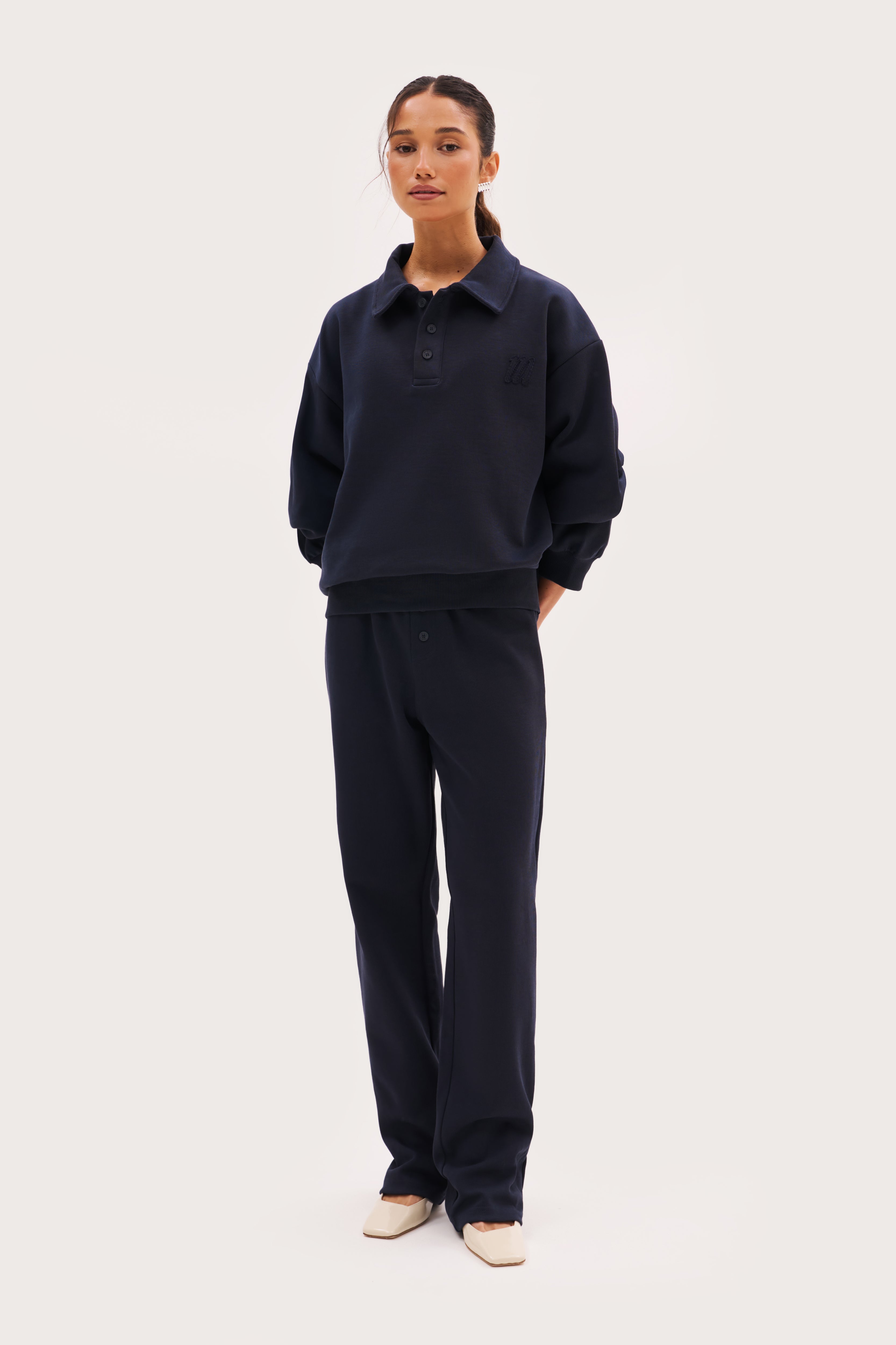 Reworked Daily Errands Straight Leg Joggers - Navy