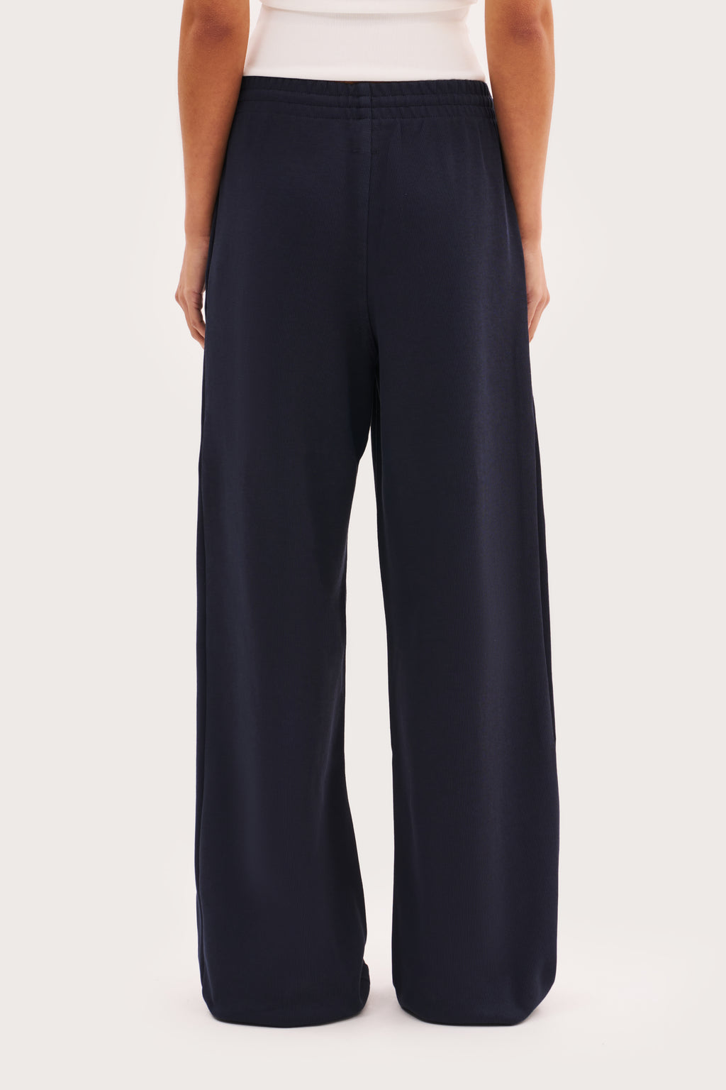 Reworked Daily Errands Wide Leg Joggers - Navy