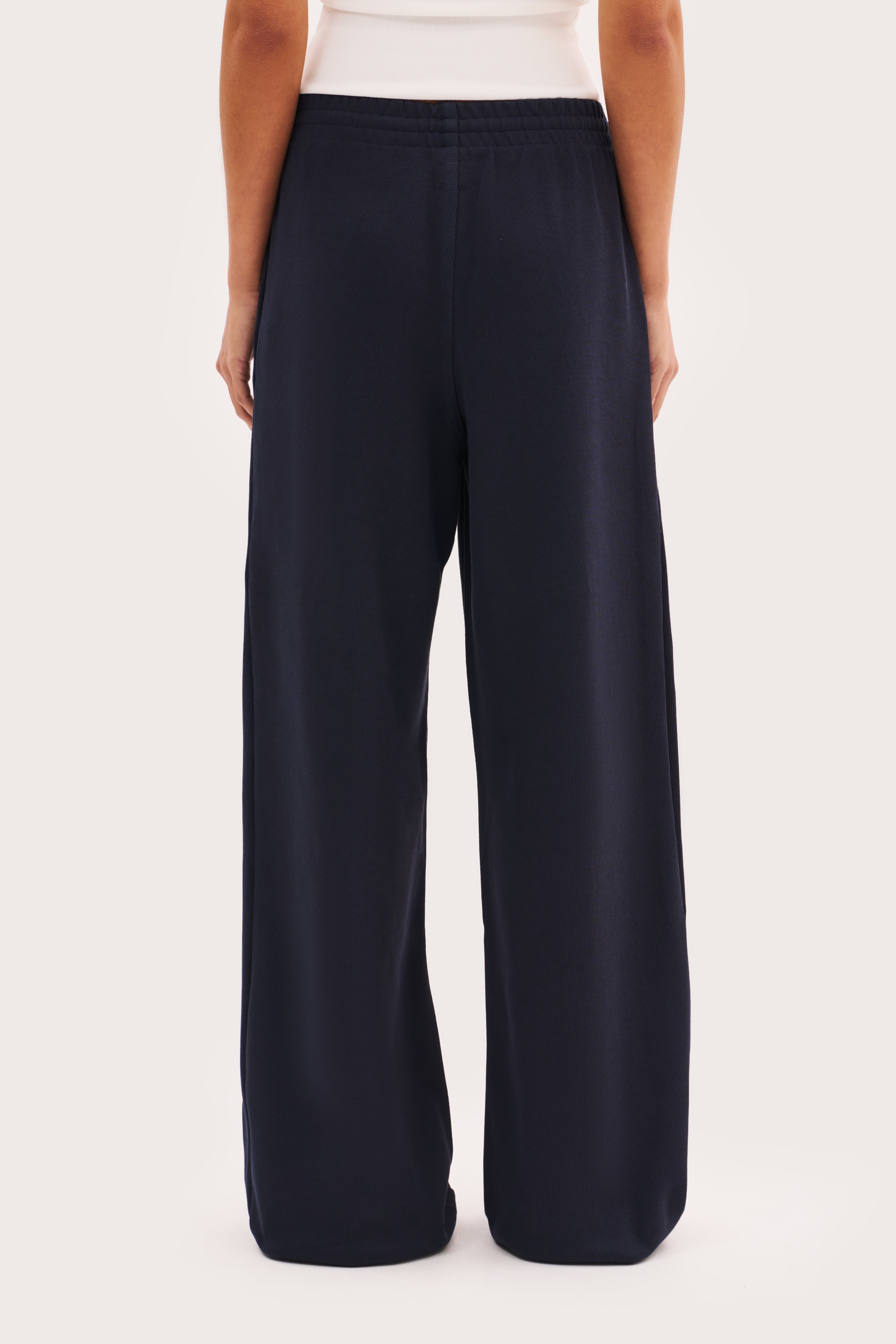 Reworked Daily Errands Wide Leg Joggers - Navy