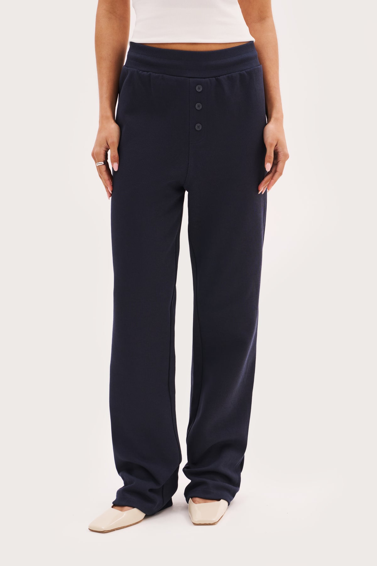 Reworked Daily Errands Straight Leg Joggers - Navy