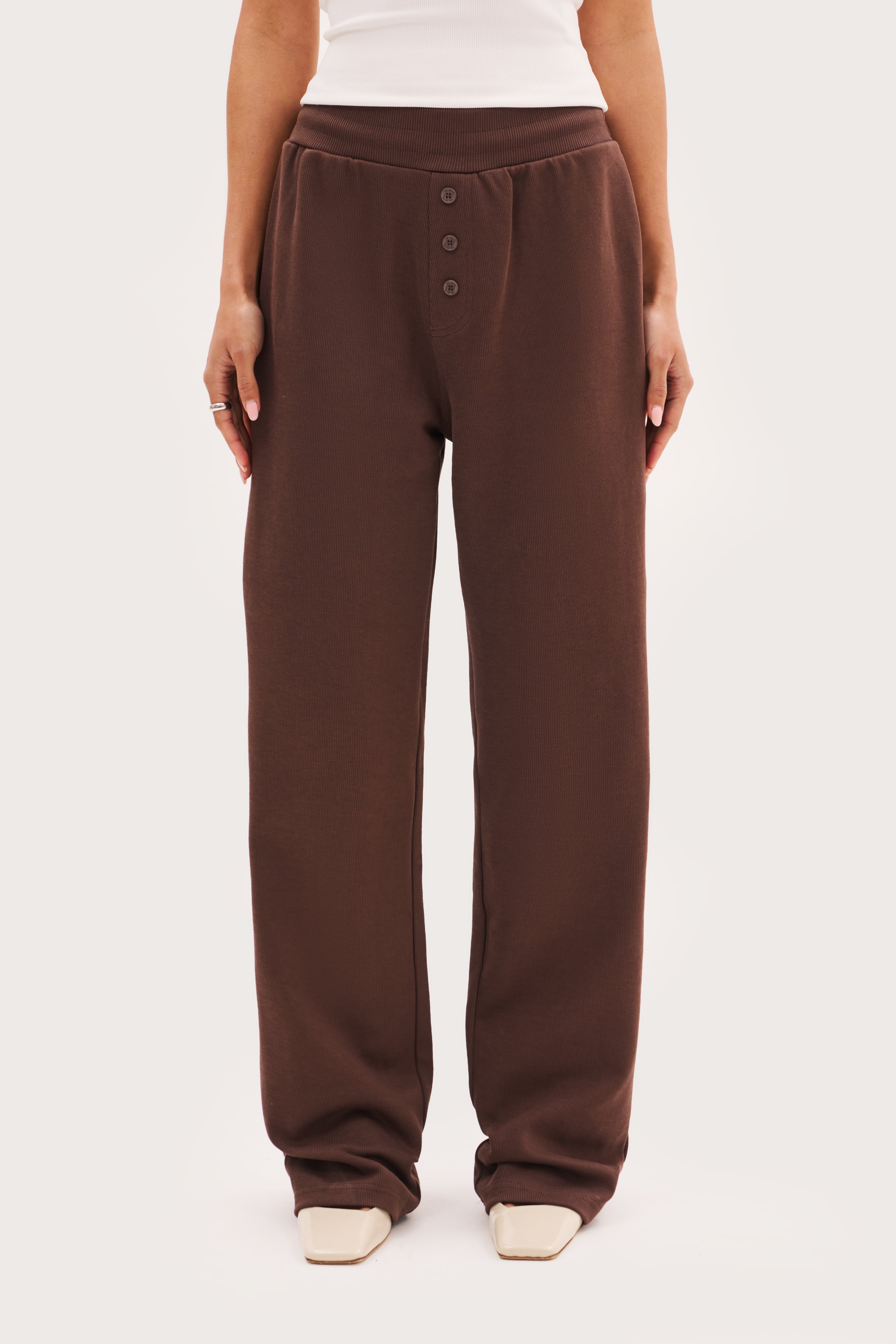 Reworked Daily Errands Straight Leg Joggers - Washed Mocha