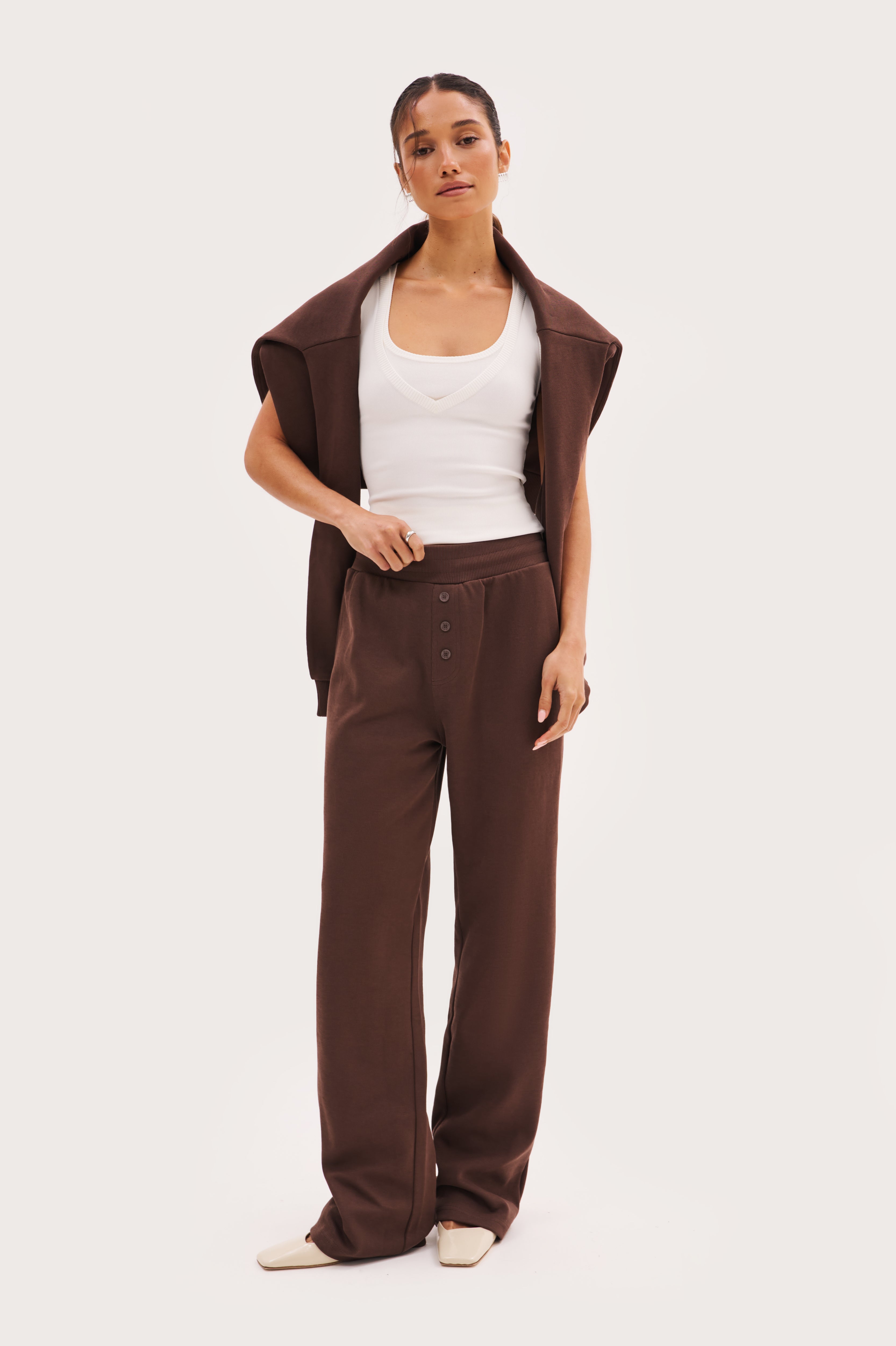 Reworked Daily Errands Straight Leg Joggers - Washed Mocha