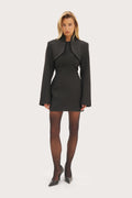 Sorin Tailored Mini Dress - Black