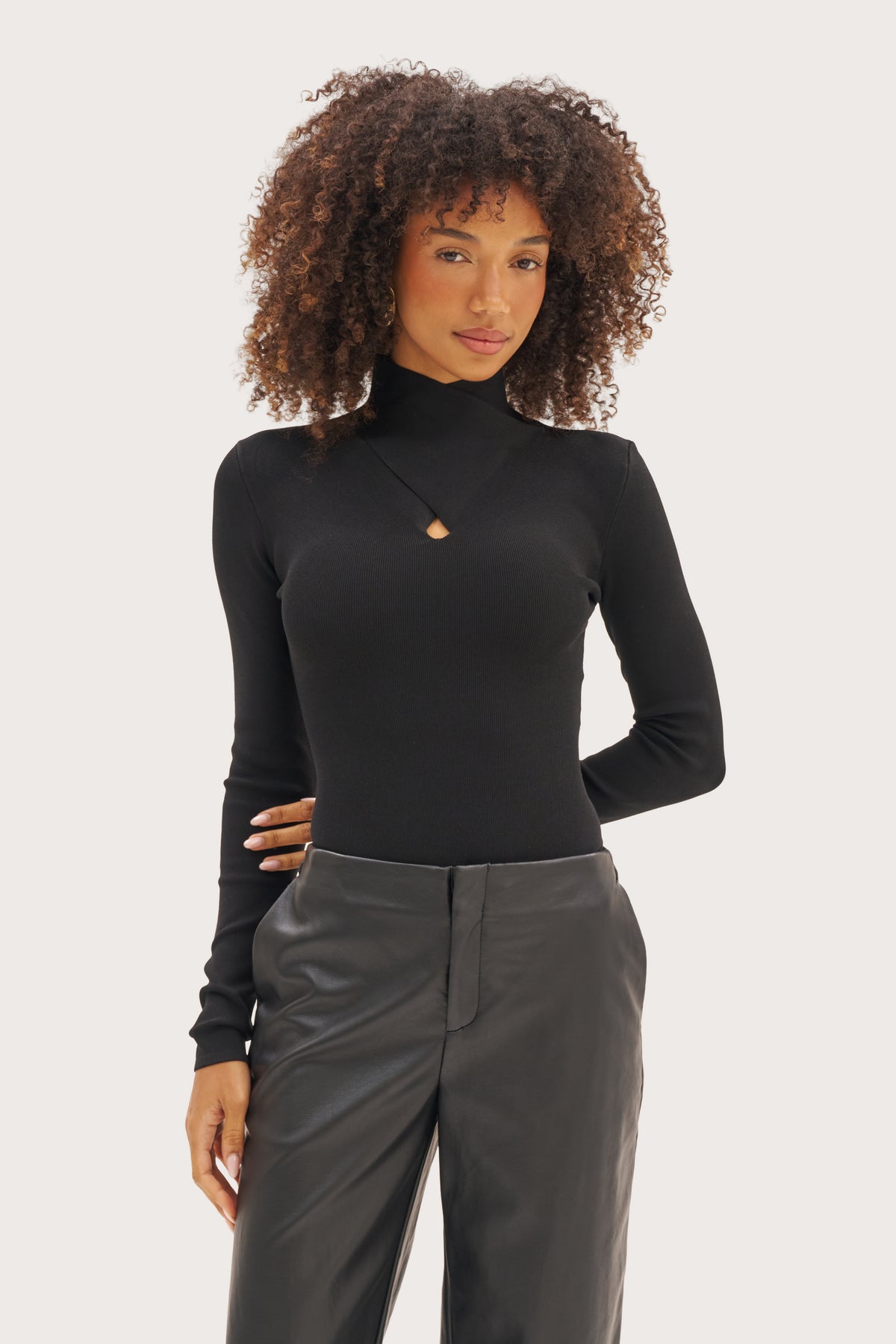 Elvyn Knit Bodysuit - Black