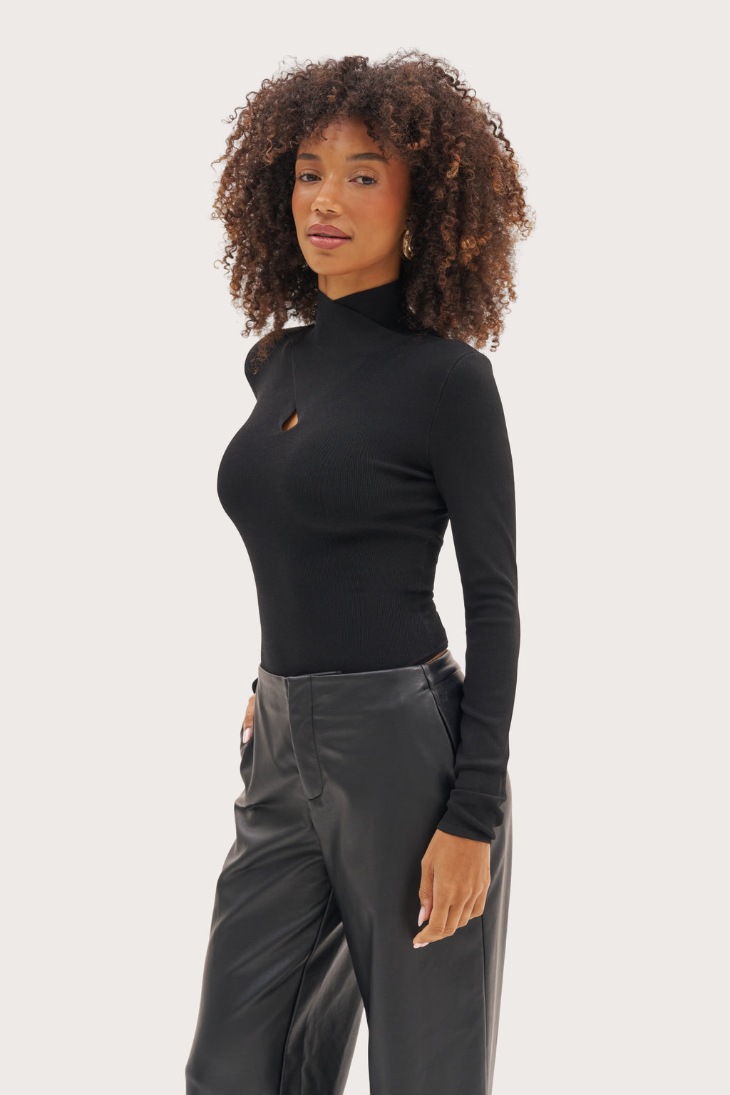 Elvyn Knit Bodysuit - Black