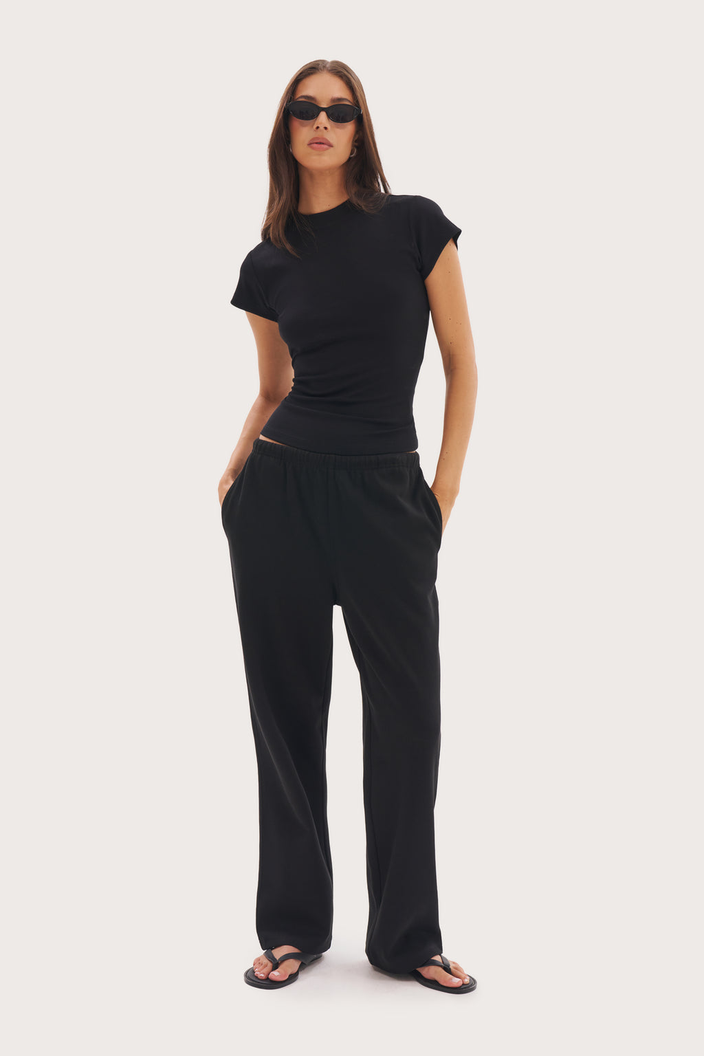 Every Wear Baby Rib Tee - Black