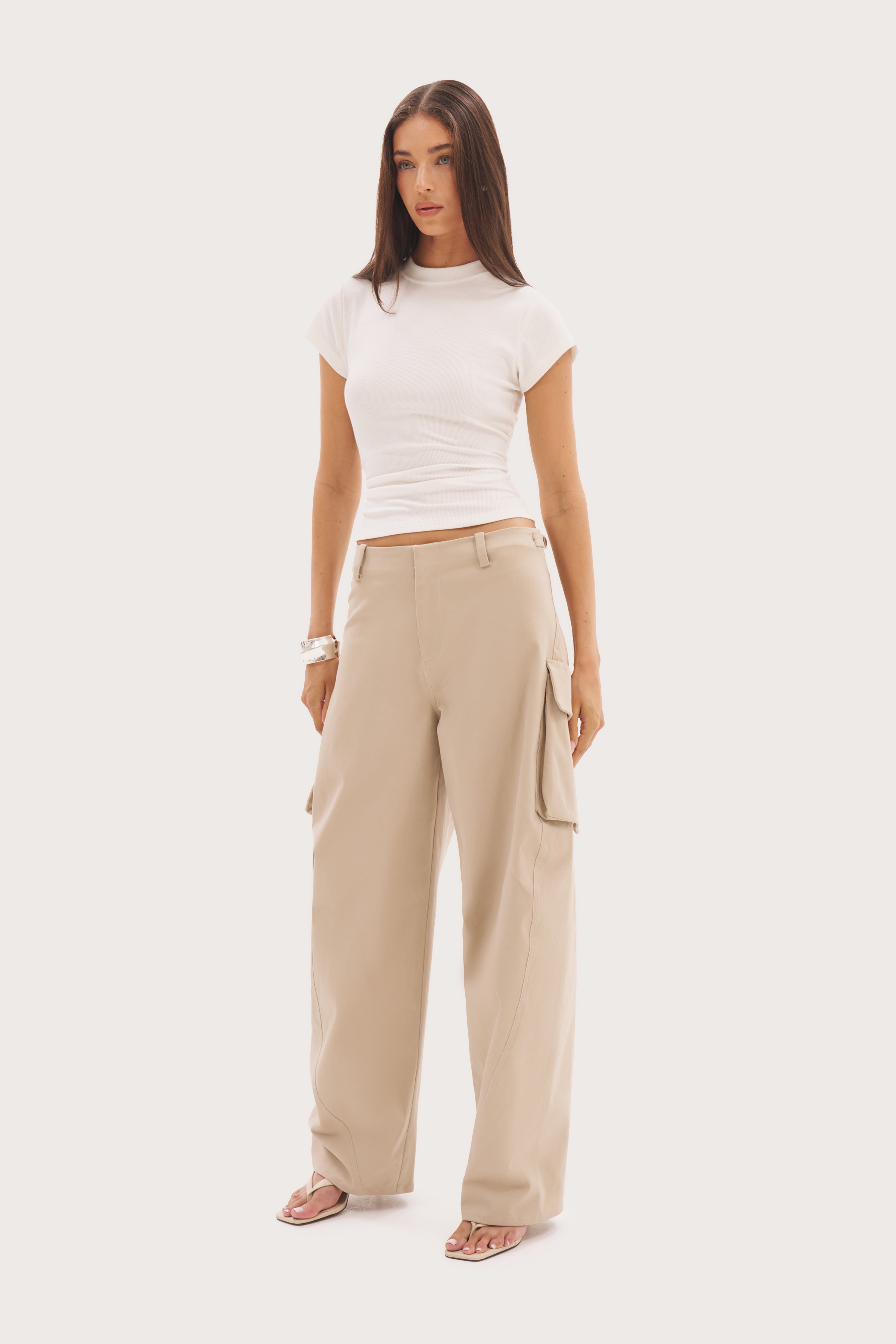 Every Wear Baby Rib Tee - White