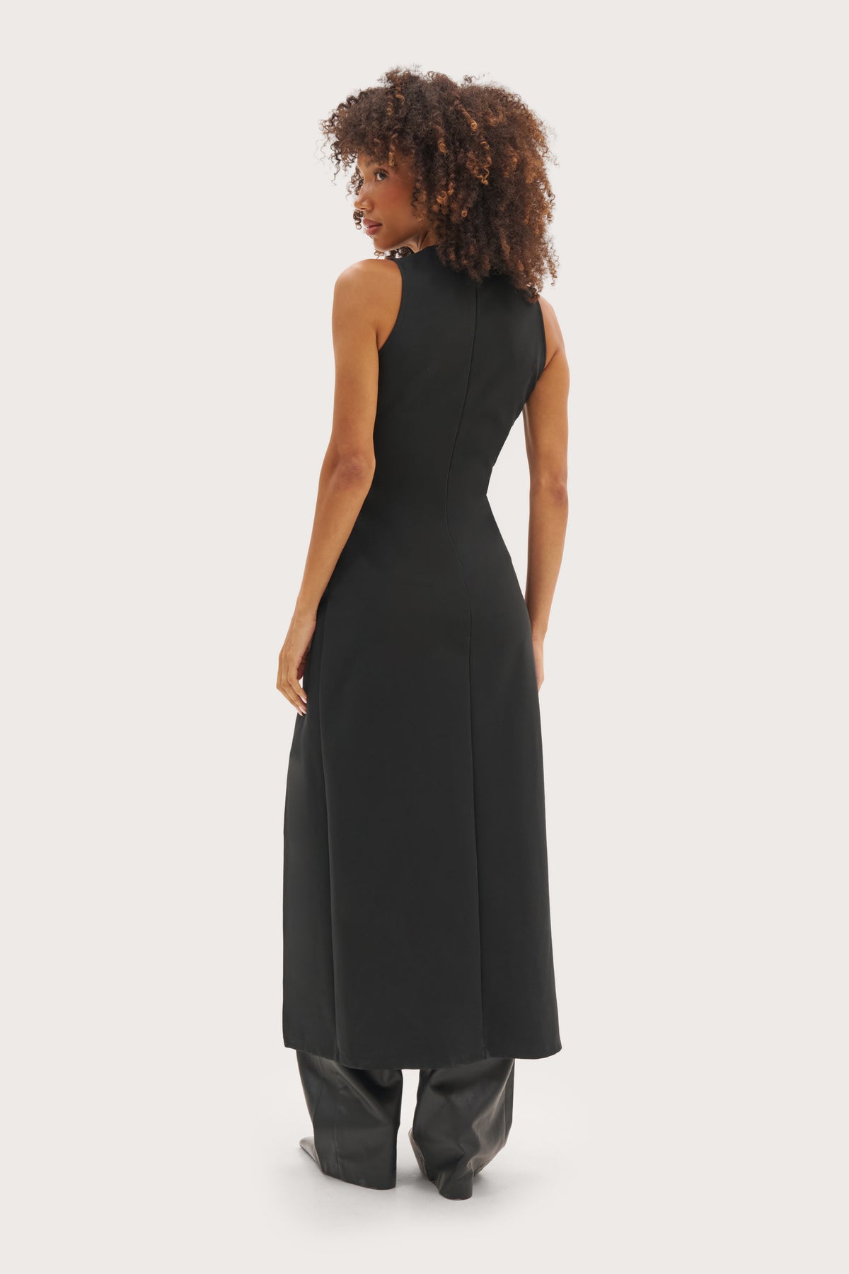 After Dark Longline Top - Black
